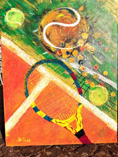 ...zum 60-igsten ... der Tennisfreundin